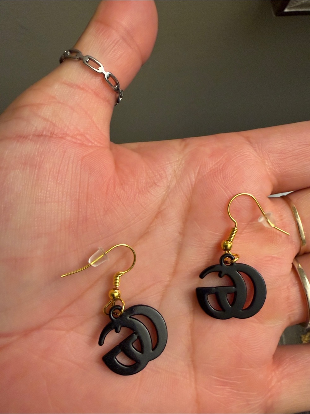 Black Gucci Earrings - Picture 4 of 4
